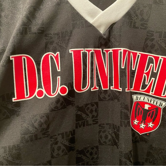 Majestic MLS DC United soccer Jersey and T-shirt YM - Picture 3 of 10